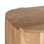 Ixia Aparador Natural de Madera de Acacia para Salón 180 x 40 x 80 cm