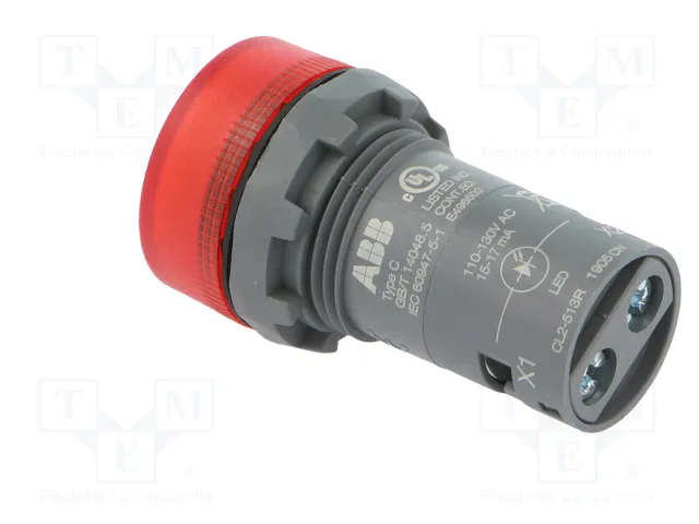 ABB Lámpara de control CL2 LED roja 22mm