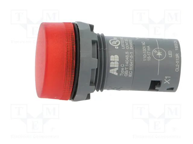 ABB Lámpara de control CL2 LED roja 22mm