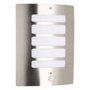 Brilliant TODD Aplique de exterior con detector AI, 29 cm, Plata brillante