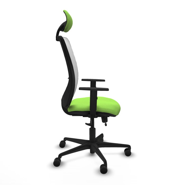 PIQUERAS Y CRESPO Silla de oficina Zulema con mecanismo Sincro/Traslack Pistacho y Blanco PIQUERAS Y CRESPO Silla de oficina Zulema con mecanismo Sincro/Traslack Pistacho y Blanco