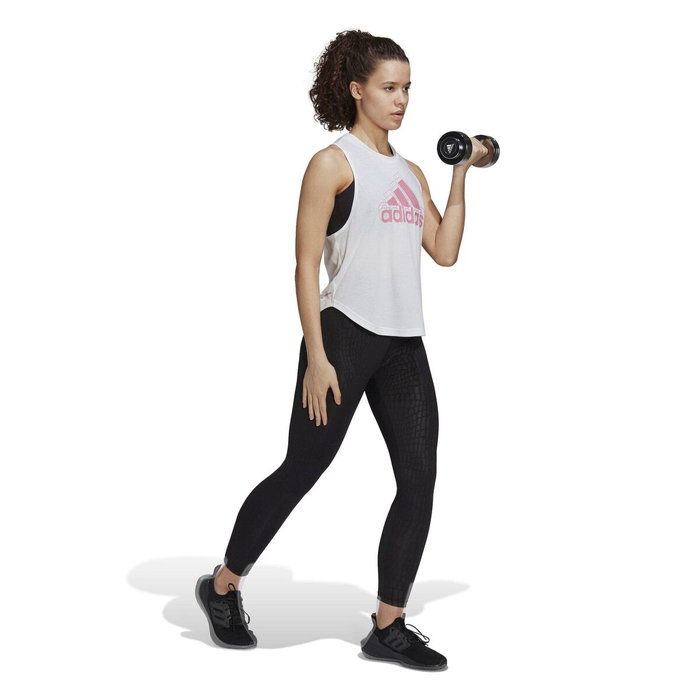 Camiseta de Tirantes Mujer Adidas AEROREADY Blanco