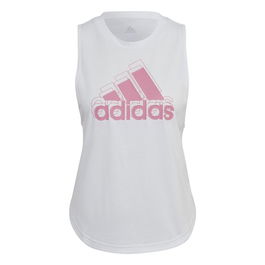 Camiseta para Mujer sin Mangas Adidas AEROREADY Racerback Blanco