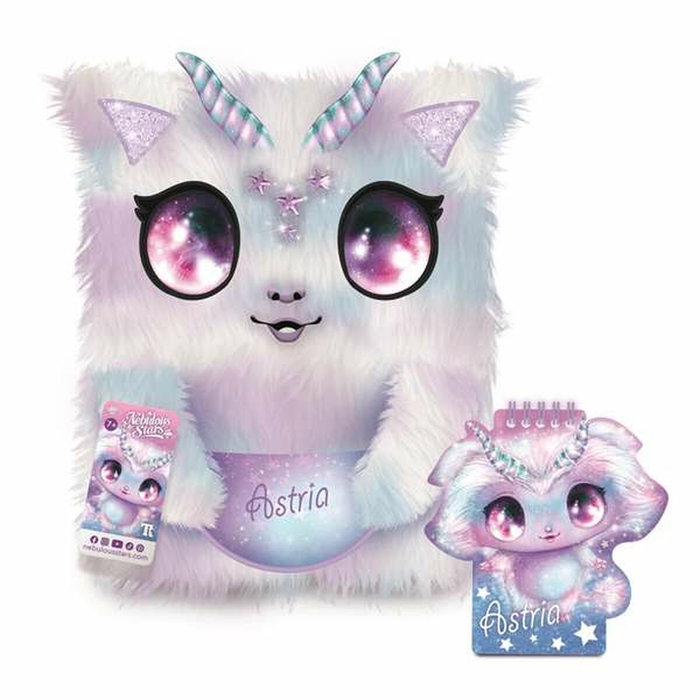 Hape Cuaderno Fuzzy grande Astria Nebulous Stars 25,40x20,30x2,50 cm