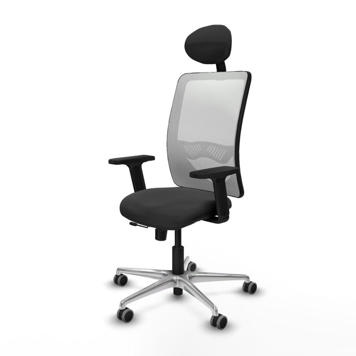 PIQUERAS Y CRESPO Silla de oficina Zulema Gris oscuro/Blanco PIQUERAS Y CRESPO Silla de oficina Zulema Gris oscuro/Blanco