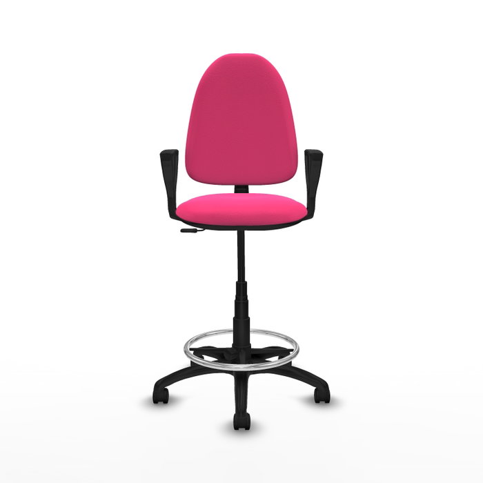 PIQUERAS Y CRESPO Taburete Aýna Rosa con Mecanismo de Contacto Permanente PIQUERAS Y CRESPO Taburete Aýna Rosa con Mecanismo de Contacto Permanente