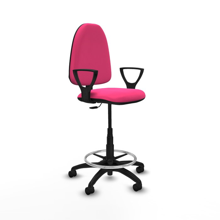 PIQUERAS Y CRESPO Taburete Aýna Rosa con Mecanismo de Contacto Permanente PIQUERAS Y CRESPO Taburete Aýna Rosa con Mecanismo de Contacto Permanente