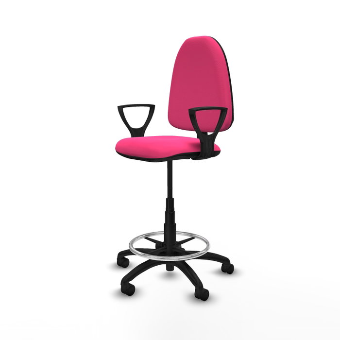 PIQUERAS Y CRESPO Taburete Aýna Rosa con Mecanismo de Contacto Permanente PIQUERAS Y CRESPO Taburete Aýna Rosa con Mecanismo de Contacto Permanente