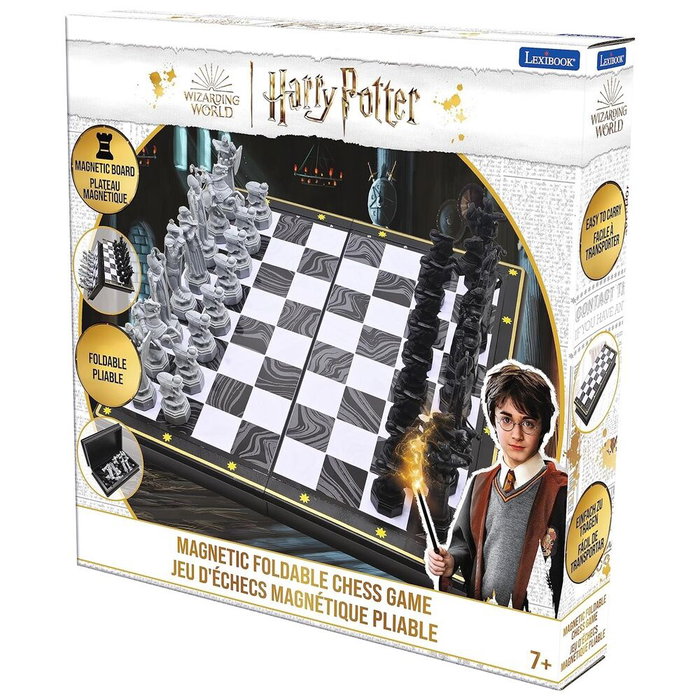 Lexibook Juego de ajedrez magnético plegable de Harry Potter