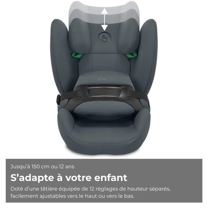 CBX by CYBEX Silla de coche Gr. 1/2/3 Pallas B i-Size Gris Adoquín-Gris Oscuro Gris