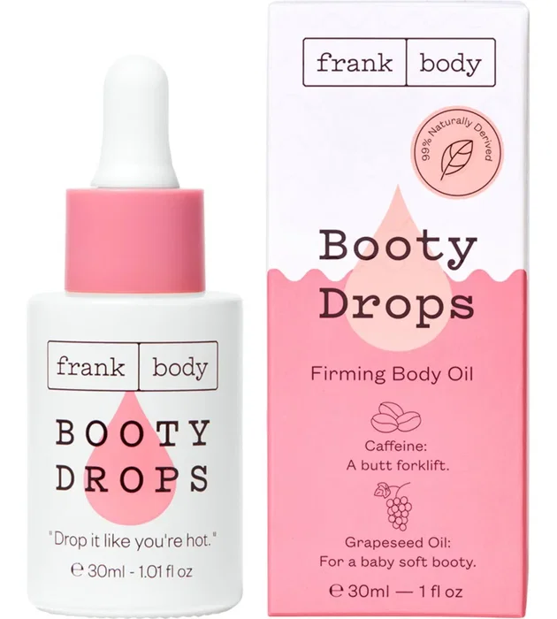 Frank Body Booty Drops Reafirmante para Caderas y Muslos Frank Body Booty Drops Reafirmante para Caderas y Muslos
