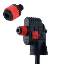 Zefal Adaptador para Válvulas Schwalbe Clik Valve Compatible con Cabezales de Hinchador Estándar y CO2