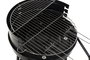 DKD Home Decor Barbacoa para Terraza y Jardín Negro 49.5 x 82 x 59 cm Desmontable Metal y Plástico