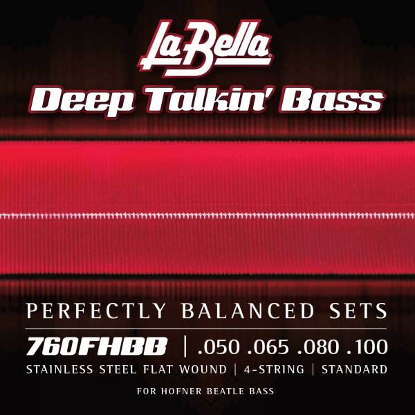 La Bella Juego de Cuerdas Deep Talkin' Beatle Höfner Flats La Bella Juego de Cuerdas Deep Talkin' Beatle Höfner Flats