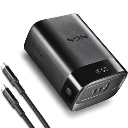 Ngs Powerbank Twix30 30000mAh 140W Negra Compatible con Portátiles