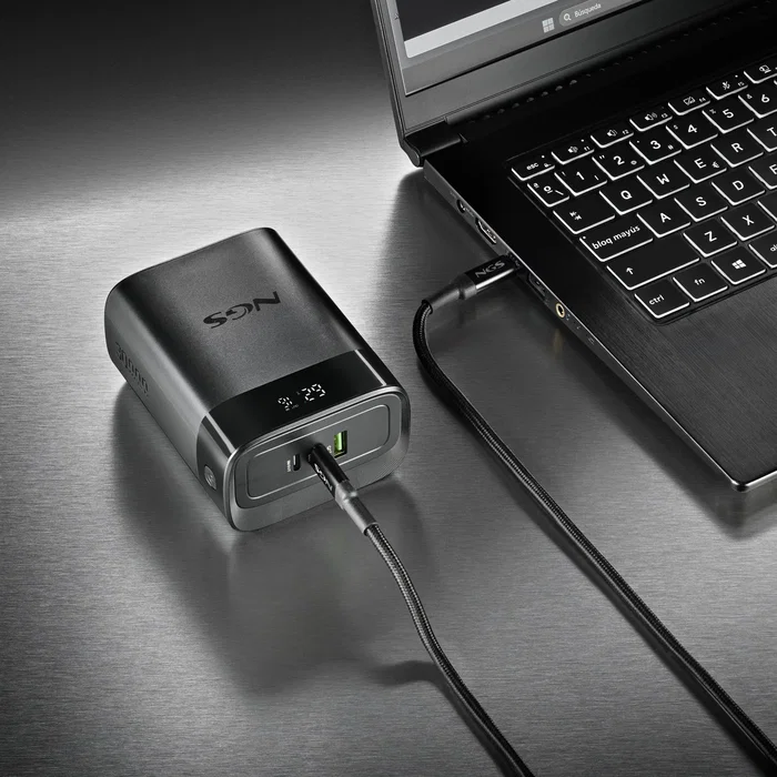 Powerbank 30000mah ngs twix30 140w compatible con portÁtiles negra