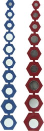 Juego 10 Imanes Vasos Metricos