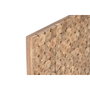 DKD Home Decor Decoración de Pared de Troncos 3D en Mango Natural