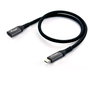 Equip Cable de Extensión USB-C a USB-C 3.2 Gen 2, 10Gbps, 100W, 1m, Negro