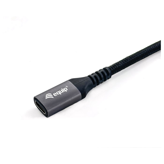 Equip Cable de Extensión USB-C a USB-C 3.2 Gen 2, 10Gbps, 100W, 1m, Negro