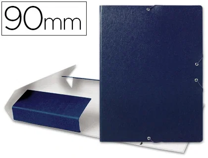 Liderpapel Carpeta para proyectos folio cartón gofrado azul Liderpapel Carpeta para proyectos folio cartón gofrado azul