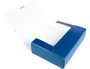 Liderpapel Carpeta para proyectos folio cartón gofrado azul