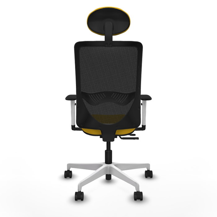 PIQUERAS Y CRESPO Silla de oficina Zulema con mecanismo Sincro/Traslack, Amarillo y Negro PIQUERAS Y CRESPO Silla de oficina Zulema con mecanismo Sincro/Traslack, Amarillo y Negro