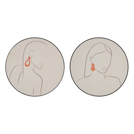 Cuadro Impresión Mujer 2/M Dm 50 X 1,20 X 50 cm (Set de 2)