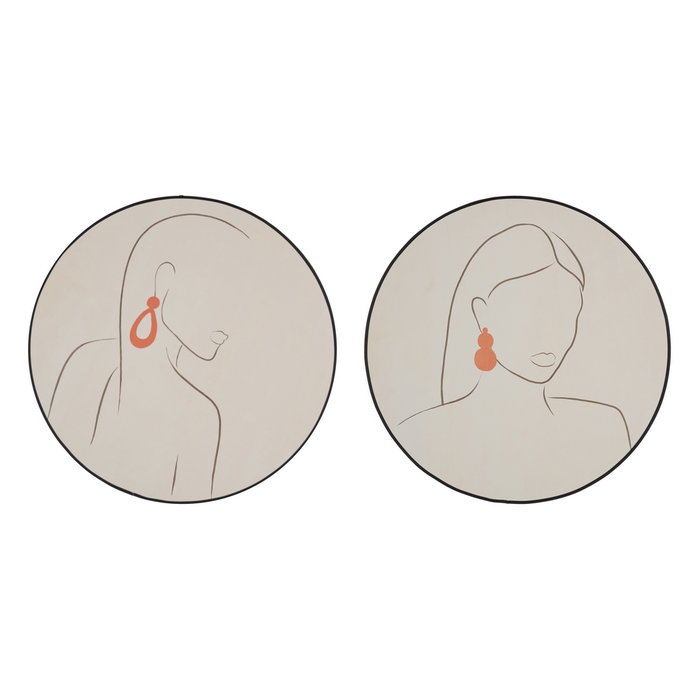 Cuadro Impresión Mujer 2/M Dm 50 X 1,20 X 50 cm (Set de 2) Cuadro Impresión Mujer 2/M Dm 50 X 1,20 X 50 cm (Set de 2)