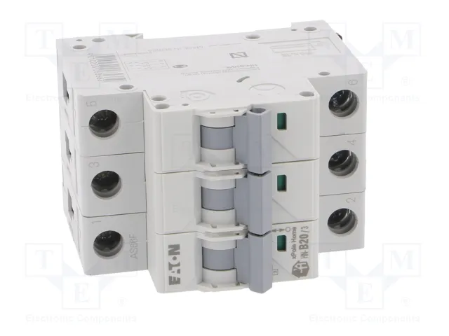 EATON ELECTRIC Interruptor magnetotérmico HN-B20/3 20A 3 polos 6kA