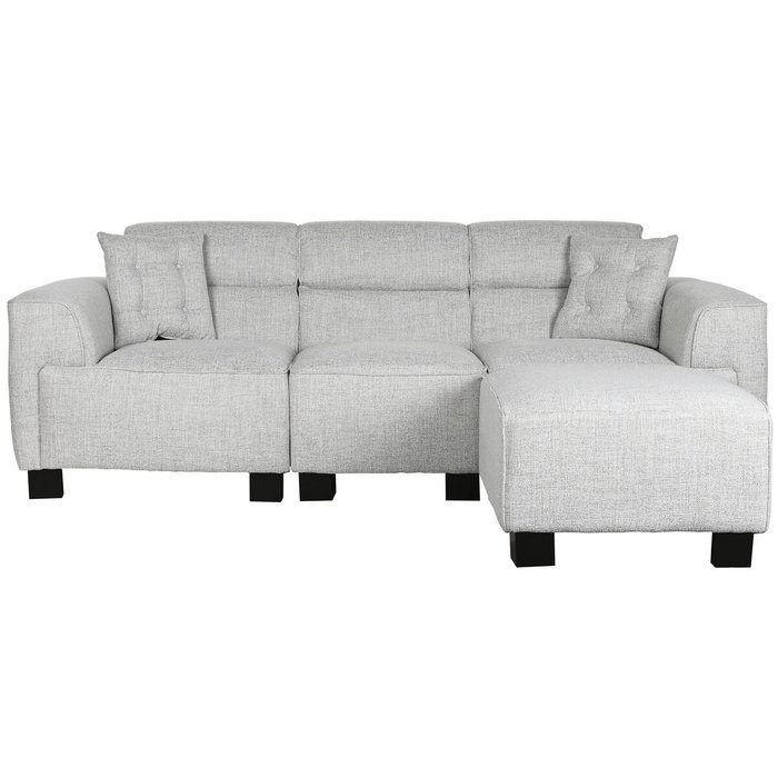 DKD Home Decor Sofá Modular de Poliéster Gris