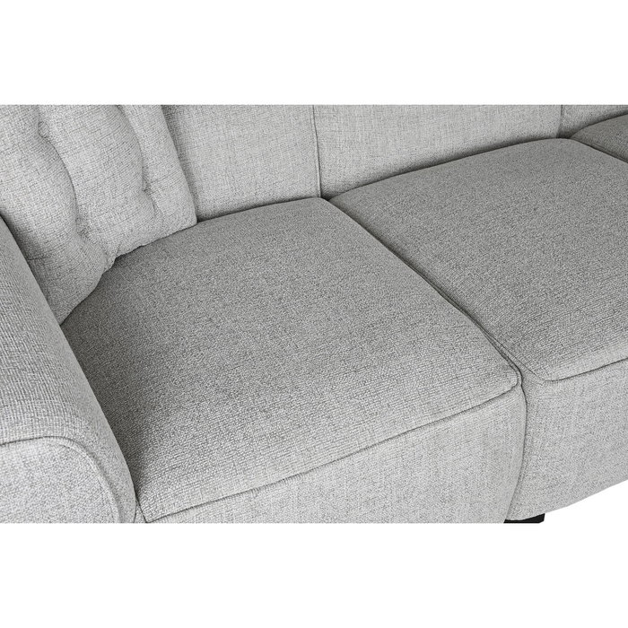 DKD Home Decor Sofá Modular de Poliéster Gris