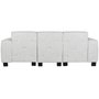 DKD Home Decor Sofá Modular de Poliéster Gris