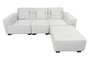 DKD Home Decor Sofá Modular de Poliéster Gris