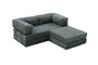 Atelier Del Sofa Sofá Esquinero Chenilla Verde 190cm