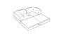 Atelier Del Sofa Sofá Esquinero Chenilla Verde 190cm