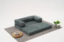Atelier Del Sofa Sofá Esquinero Chenilla Verde 190cm