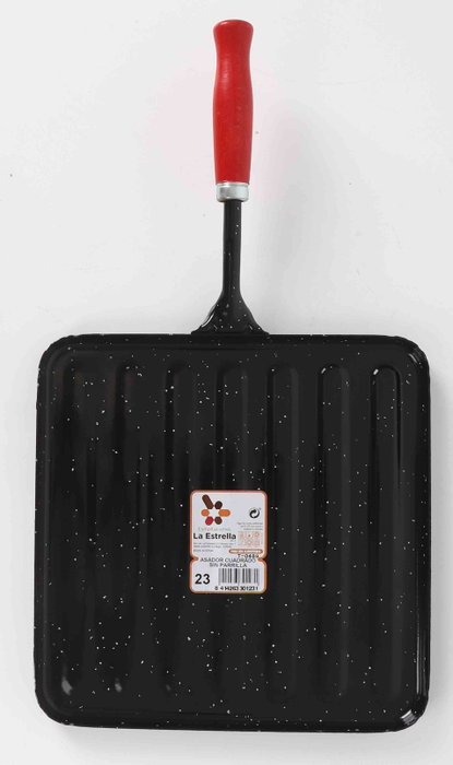 La Estrella Asador Cuadrado Jaspeada 23 cm (10 Unidades)