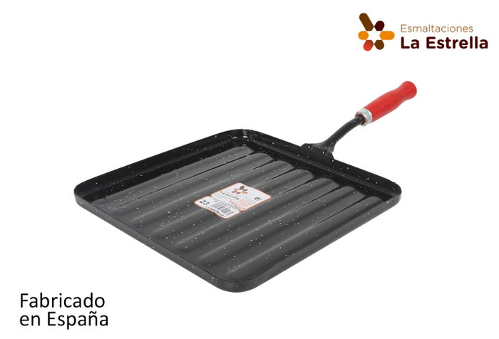 La Estrella Asador Cuadrado Jaspeada 23 cm (10 Unidades) La Estrella Asador Cuadrado Jaspeada 23 cm (10 Unidades)