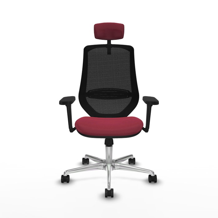 PIQUERAS Y CRESPO Silla de oficina Mardos con mecanismo Sincro, Granate y Negro PIQUERAS Y CRESPO Silla de oficina Mardos con mecanismo Sincro, Granate y Negro