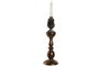 DKD Home Decor Candelabro de Metal Envejecido Dorado