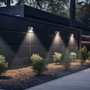 AKTIVE Pack de 4 apliques solares