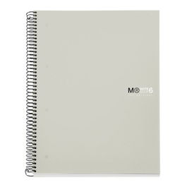 Bloc Miquelrius The Original Notebook 6 Micro.Tapa Pp A4 150H 70G Cuadric.5X5 Gris (Set de 5)