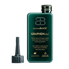 Absolute Black GraphenLube Lubricante de Cadena de Hidrocarburos con Grafeno - Durabilidad Extraordinaria en Condiciones Húmedas y Secas