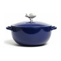 Staub Cocotte para Bouillabaisse Redonda 28 cm Azul Oscuro