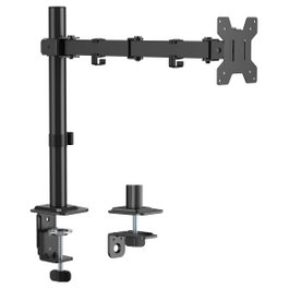 EQUIP 650174 Soportepara Monitor de Escritorio 17-32" Pantalla Única Giratorio 360° Inclinación Ajustable 10kg Negro