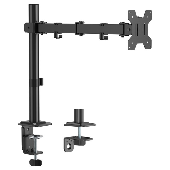 EQUIP 650174 Soportepara Monitor de Escritorio 17-32" Pantalla Única Giratorio 360° Inclinación Ajustable 10kg Negro EQUIP 650174 Soportepara Monitor de Escritorio 17-32" Pantalla Única Giratorio 360° Inclinación Ajustable 10kg Negro