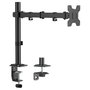 EQUIP 650174 Soportepara Monitor de Escritorio 17-32" Pantalla Única Giratorio 360° Inclinación Ajustable 10kg Negro