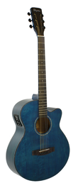 Guitarra Acústica Daytona Mini Jumbo Electrificada Azul