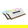 Corsair Vengeance RGB Pro 16GB Kit (2x8GB) DDR4 3200MHz CL16 Memoria RAM DIMM, Color Blanco